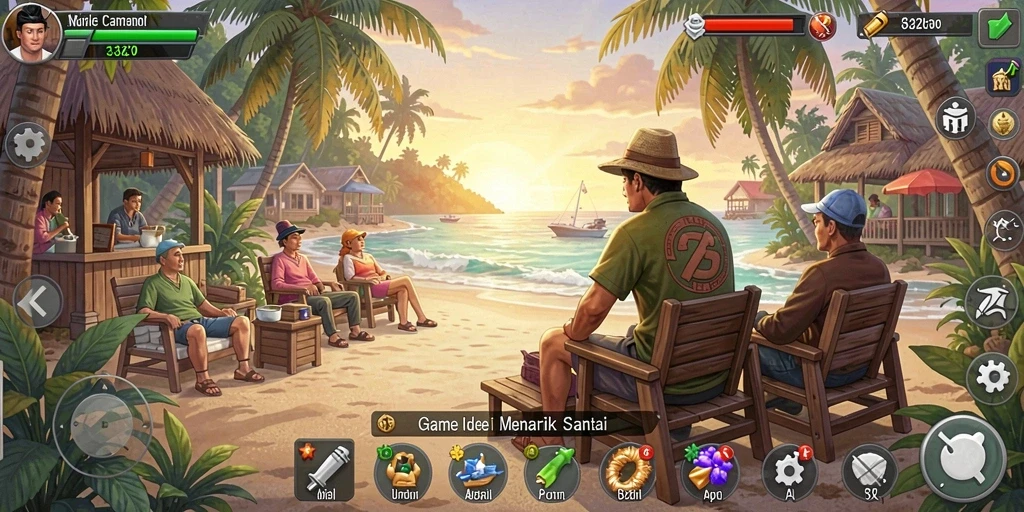 Screenshot menyajikan gameplay menarik dari 33ZK sebagai game Idle.