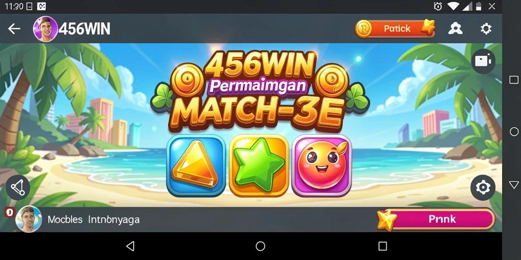 Tangkapan layar gameplay <strong>456WIN</strong> yang menampilkan kombinasi warna cerah.