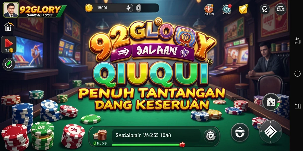 Tangkapan layar game QiuQiu 92GLORY dengan gameplay yang menarik.
