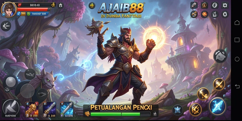 Tampilan aksi menegangkan dalam AJAIB88 dengan pertempuran yang intens.