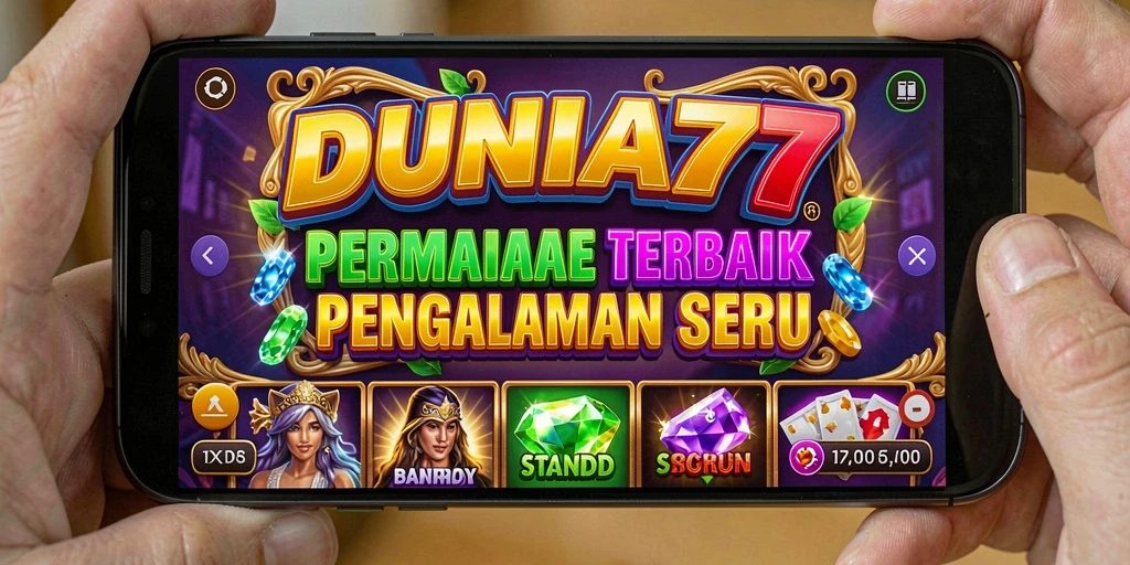 Screenshot gameplay DUNIA77 menampilkan keseruan bermain slot.