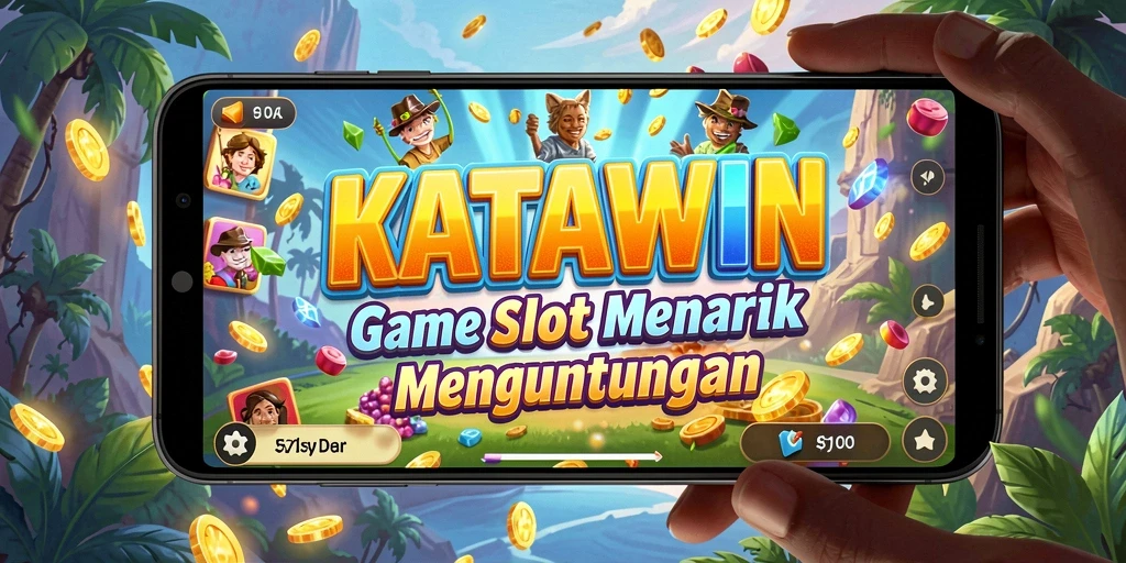 Tampilan utama KATAWIN dengan grafik Slot yang memukau dan gameplay seru.