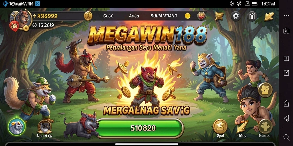 Gameplay seru di dunia petualangan MEGAWIN188.