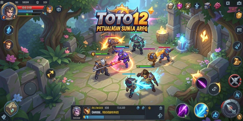 Screenshot gameplay TOTO12 menampilkan aksi seru dan visual yang memukau.